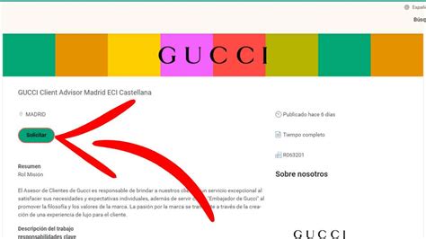 empleo gucci|creador de sueños gucci.